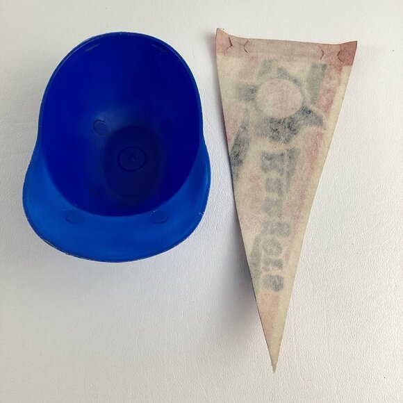 Laich Texas Rangers Mini Batting Helmet MLB Pennant Flag Collectible Vintage 90s - Picture 6 of 6